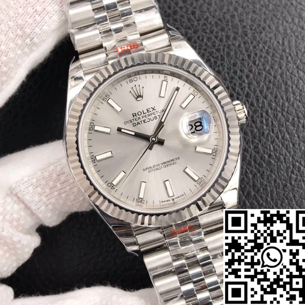 Stainless Factory Steel EW Rolex Datejust M126334-0004 1218